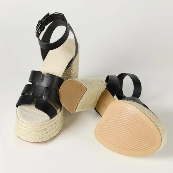 The Drop Women's Black Bea Platform Heel Size 7.5 - 4.6 Inch Heel - Picture 5 of 12